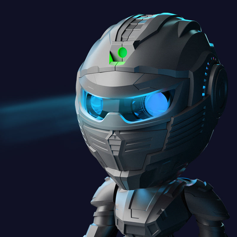 Mecha Samurai Starry Sky Projection Night Light. - Rankz