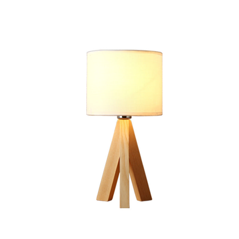 Modern Minimalist Bedside Wooden Art Led Eye Protection Table Lamp - Rankz