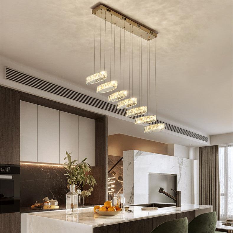 Simple Modern Atmosphere Crystal Dining Table Chandelier - Rankz