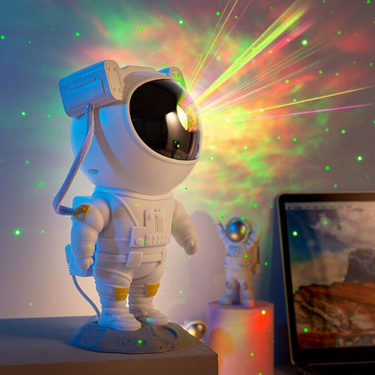 Creative Astronaut Galaxy Starry Sky Projector Nightlight USB Atmosphere Bedroom Table Lamp - Rankz 