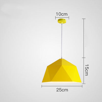 Colorful Geometric Creative Small Hanging Lamps - Rankz 
