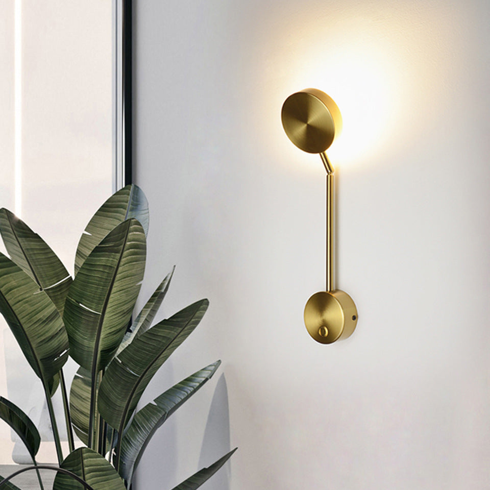 Bedside Lamp Wall Lamp Rotary Key Switch Lamp Wall Lamp Background Wall Decoration - Rankz 