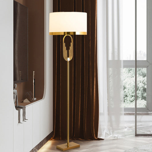 white and gold color floor lamp at rankz.com.au