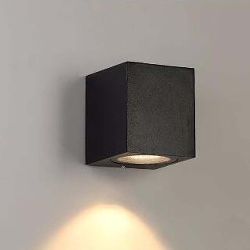 Led Outdoors Wall Lamp 5W 10W Up Down Lighting Indoor Double-Head Curved Waterproof IP65 Wall Lamp Modern Bedroom Lamp Warm White Light