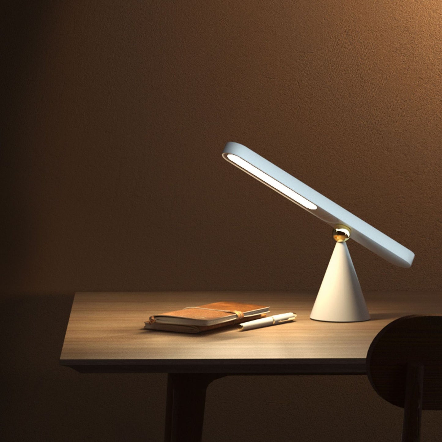Reading Table Lamp Creative Geometric Desk Lamp Wireless Wall Lamp Multifunctional Magnetic Suction Small Night Light - Rankz 
