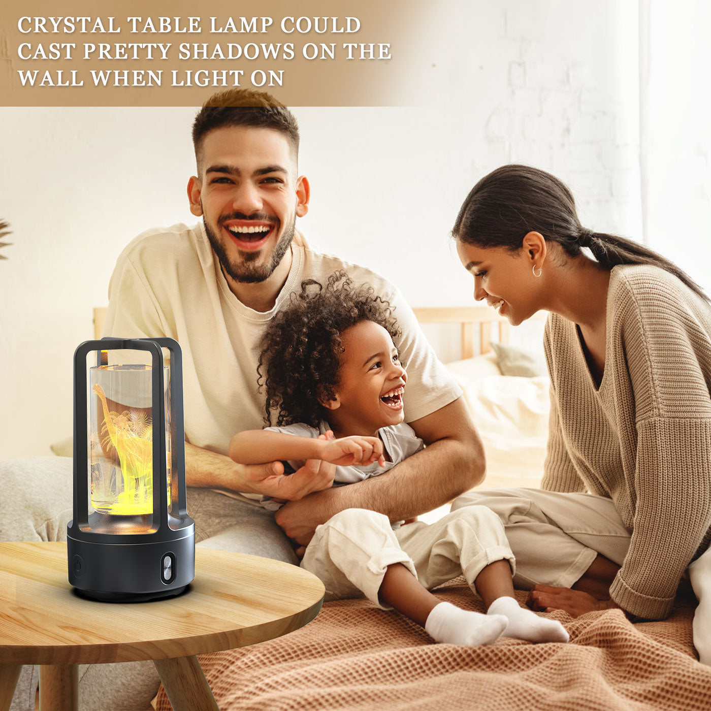 Creative 2 In 1 Audio Acrylic Crystal Lamp And Bluetooth Speaker Valentine's Day Gift Touch Night Lamp - Rankz 