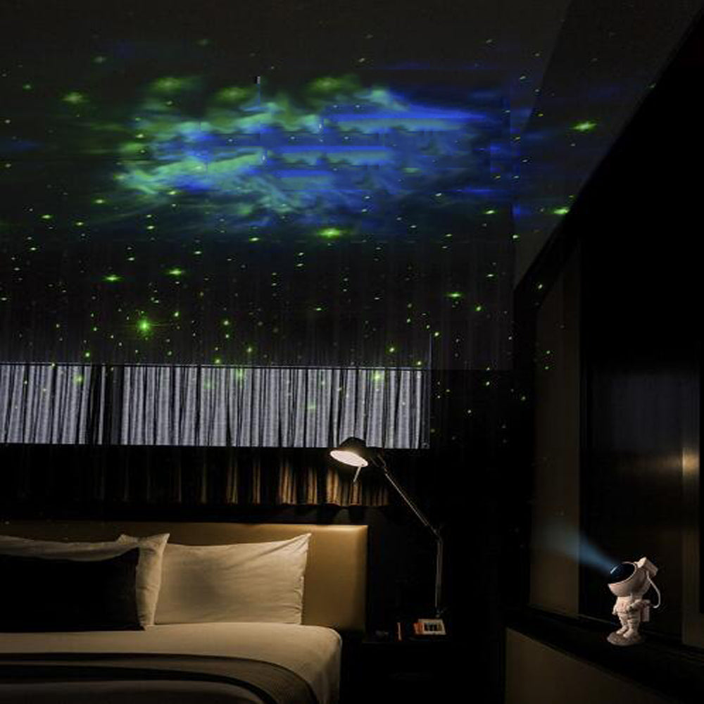 Creative Astronaut Galaxy Starry Sky Projector Nightlight USB Atmosphere Bedroom Table Lamp - Rankz 