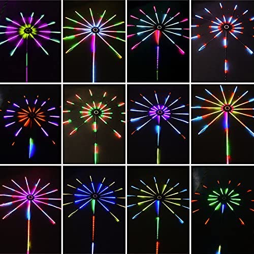 Firework Lights LED Strip Music Sound Sync Color Changing Remote Control LED Firework Light For Room Party - Rankz 