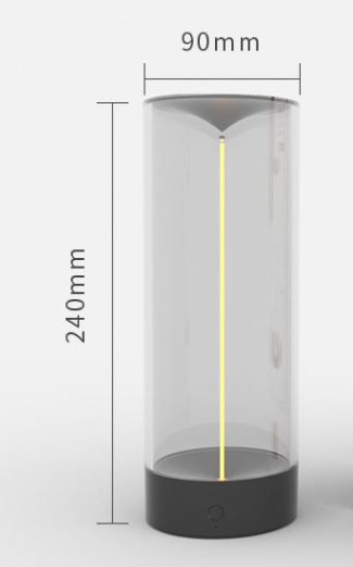 New LED Camping Light Type-c Rechargeable Portable Night Light With High Transparency And Anti Drop Creative Atmosphere Light - Rankz 