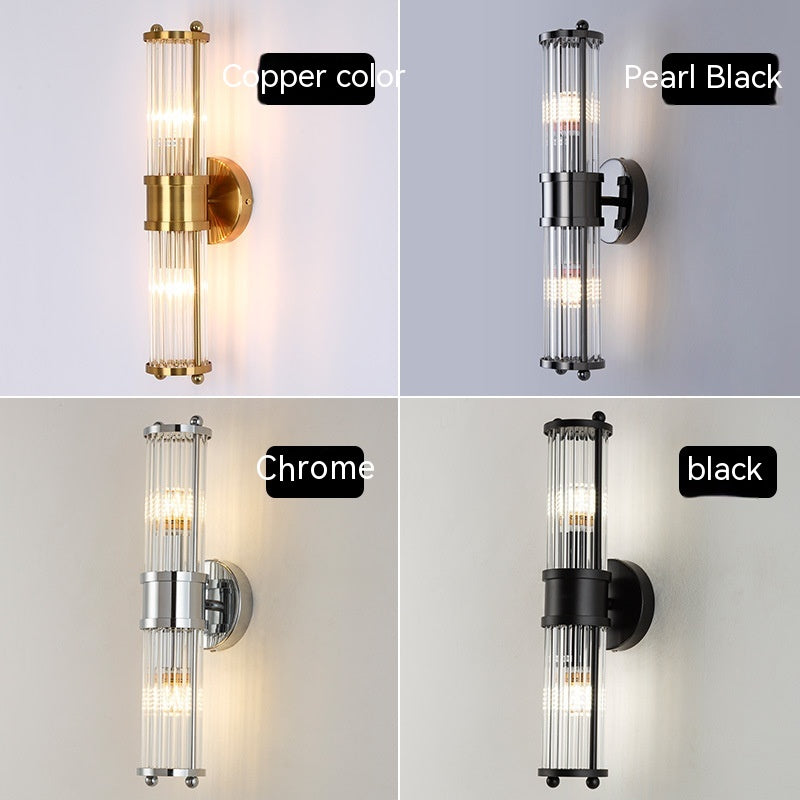 American Retro Copper Bedroom Bedside Wall Lamp Simple - Rankz 