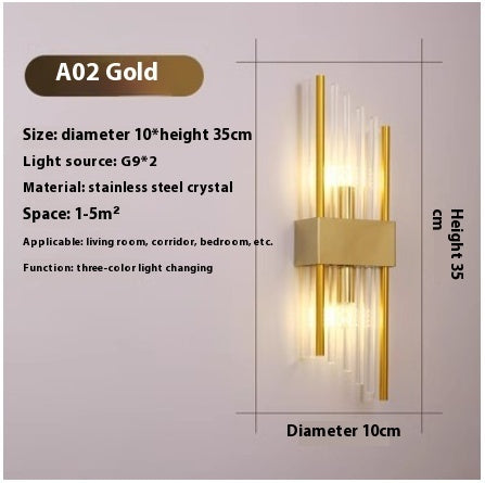 Crystal Background Wall Lamp - Rankz 