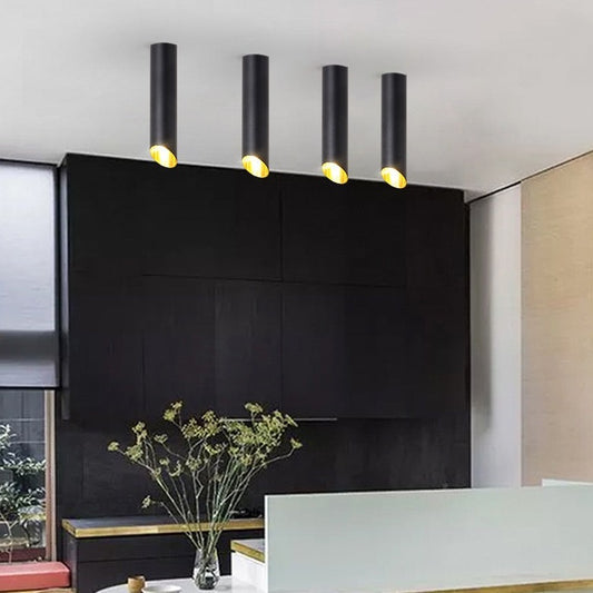 Dining Room Stairs Hanging Line Lamp Aluminum Oblique Ceiling - Rankz 