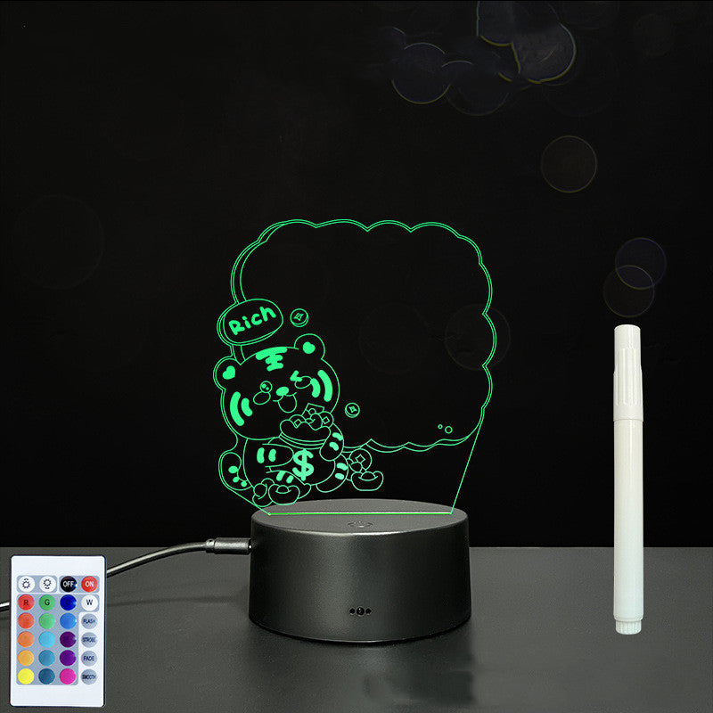 3D Acrylic Board Handwriting Message Board LED Light - Rankz 