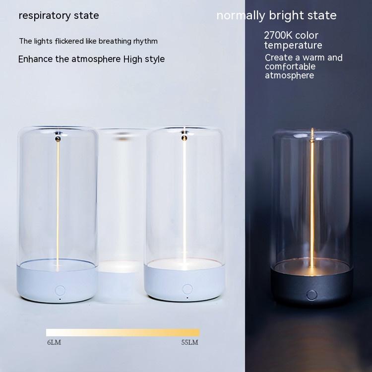 New LED Camping Light Type-c Rechargeable Portable Night Light With High Transparency And Anti Drop Creative Atmosphere Light - Rankz 