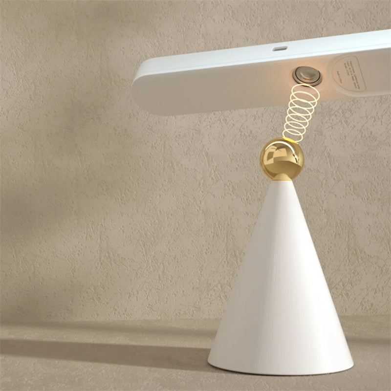 Reading Table Lamp Creative Geometric Desk Lamp Wireless Wall Lamp Multifunctional Magnetic Suction Small Night Light - Rankz 