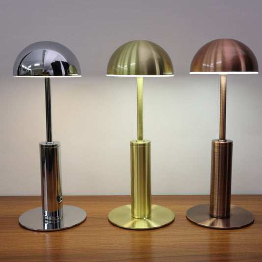Cross-Border Led Rechargeable Bar Table Lamp Creative Mushroom-shaped Haircut Decorative Lamp Ambience Light Outdoor Restaurant And Cafe Desk Lamp - Rankz 
