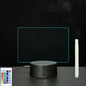 3D Acrylic Board Handwriting Message Board LED Light - Rankz 