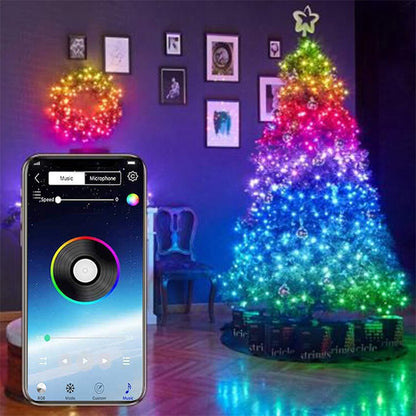 Christmas Tree Smart Copper Wire Light String