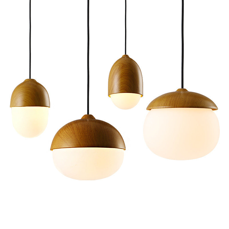 Modern Minimalist Wood-like Nut Chandelier - Rankz 