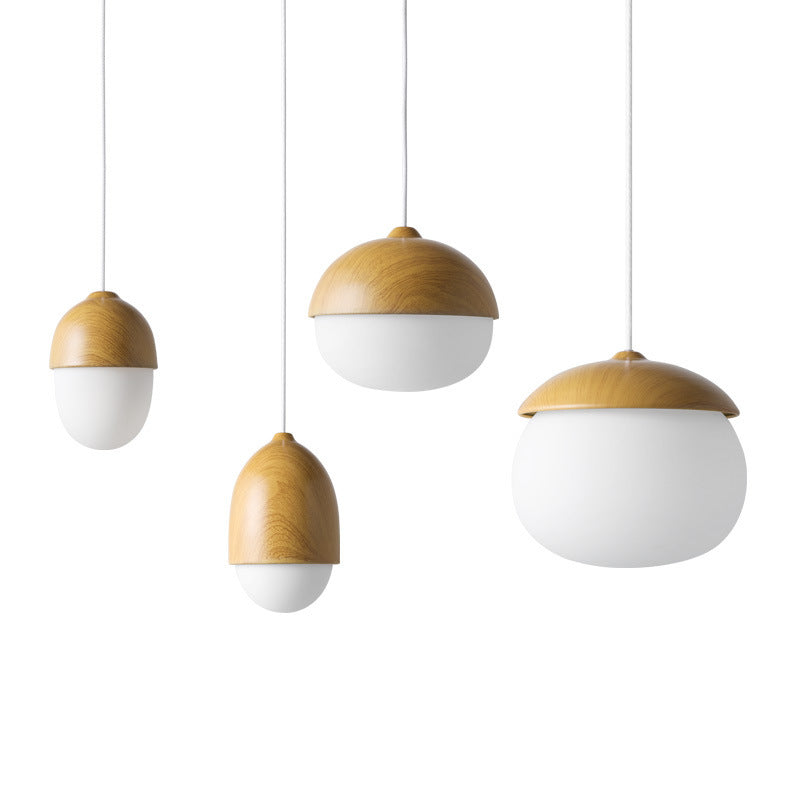 Modern Minimalist Wood-like Nut Chandelier - Rankz 