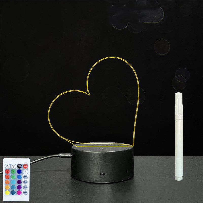 3D Acrylic Board Handwriting Message Board LED Light - Rankz 