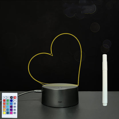 3D Acrylic Board Handwriting Message Board LED Light - Rankz 