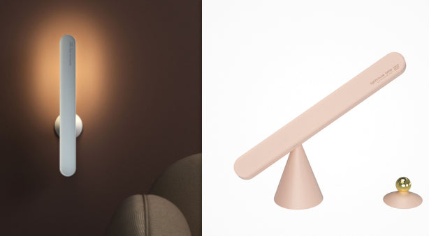 Reading Table Lamp Creative Geometric Desk Lamp Wireless Wall Lamp Multifunctional Magnetic Suction Small Night Light - Rankz 