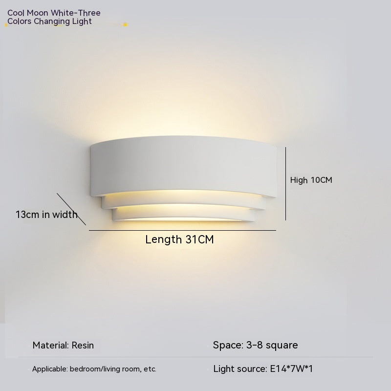Minimalist Bedroom Bedside Wall Lamp Creative Nordic Led Stairs Corridor Aisle Balcony Light - Rankz 