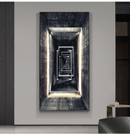 Aisle Vertical Wall Art Led Lights Entrance Decoration - Rankz 