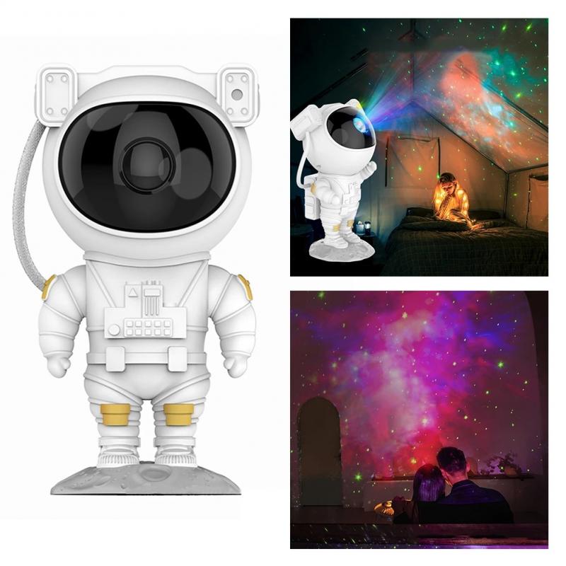 Creative Astronaut Galaxy Starry Sky Projector Nightlight USB Atmosphere Bedroom Table Lamp - Rankz 