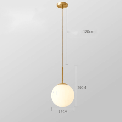 Bedroom Bedside Glass Single Head Small Chandelier - Rankz 