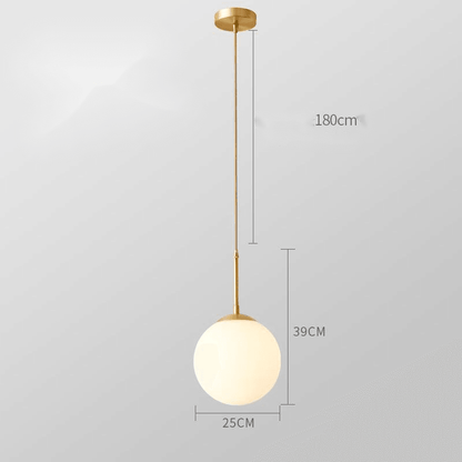 Bedroom Bedside Glass Single Head Small Chandelier - Rankz 
