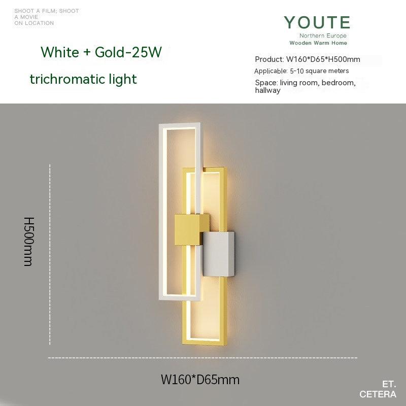 Bedroom Bedside Nordic Minimalism Wall Lamp Modern Minimalist - Rankz 