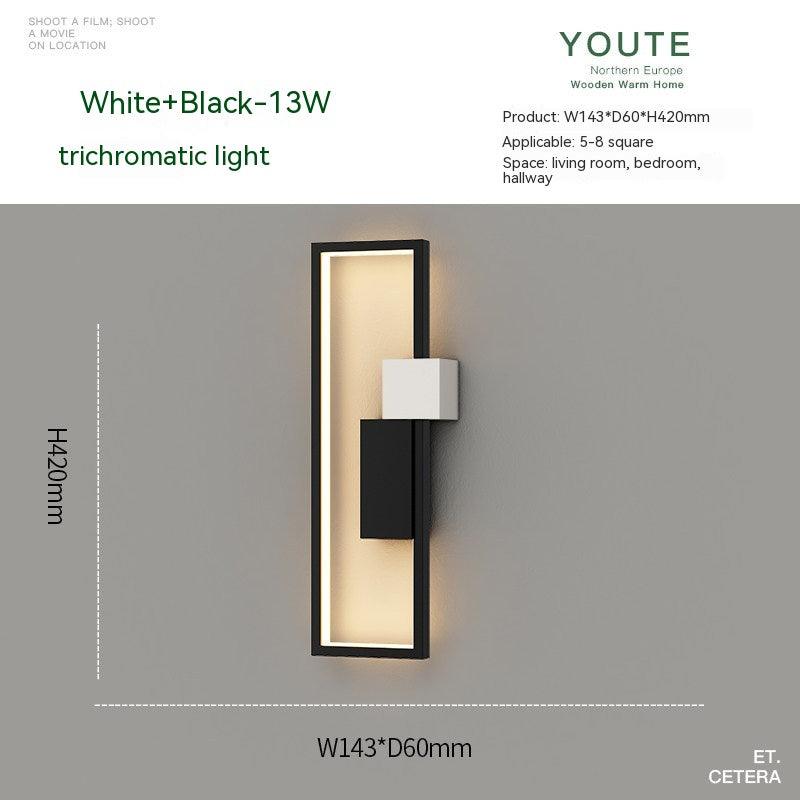 Bedroom Bedside Nordic Minimalism Wall Lamp Modern Minimalist - Rankz 