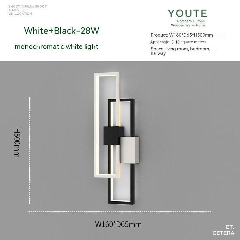 Bedroom Bedside Nordic Minimalism Wall Lamp Modern Minimalist - Rankz 