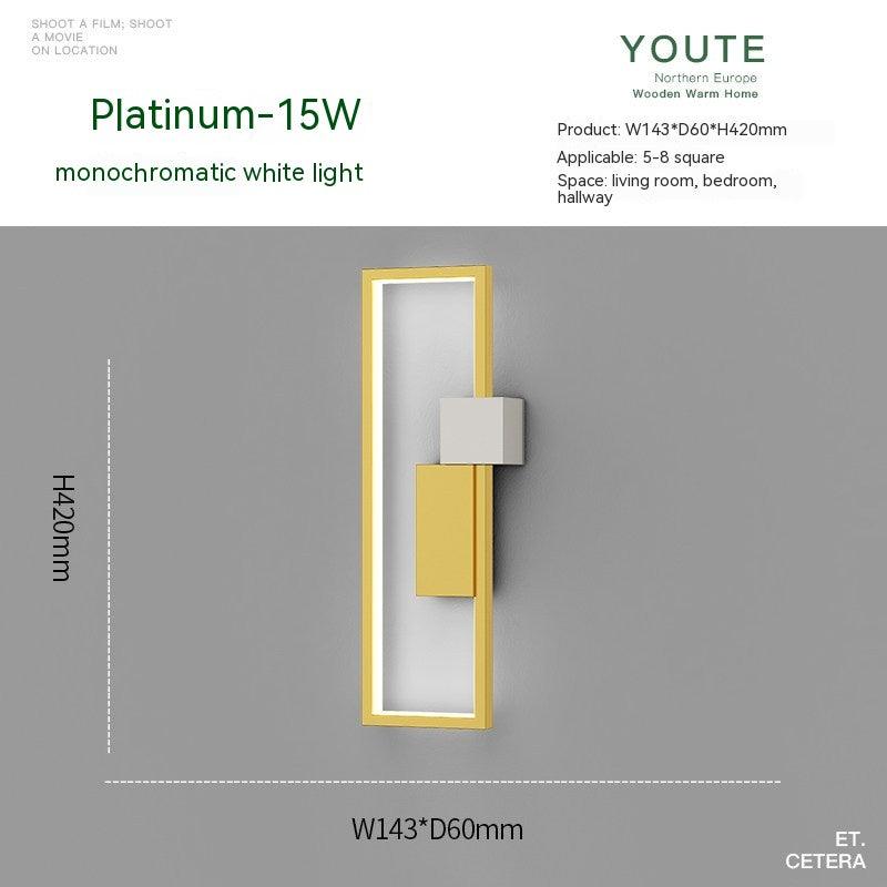 Bedroom Bedside Nordic Minimalism Wall Lamp Modern Minimalist - Rankz 