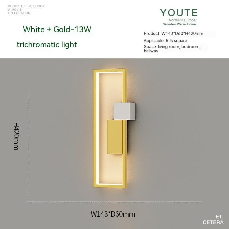 Bedroom Bedside Nordic Minimalism Wall Lamp Modern Minimalist - Rankz 