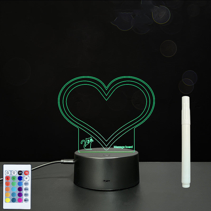 3D Acrylic Board Handwriting Message Board LED Light - Rankz 