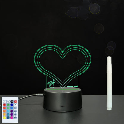 3D Acrylic Board Handwriting Message Board LED Light - Rankz 