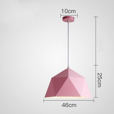 Colorful Geometric Creative Small Hanging Lamps - Rankz 