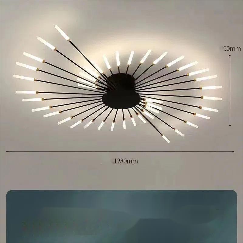 Ceiling Room Light With Special Iron Decoration - Rankz 