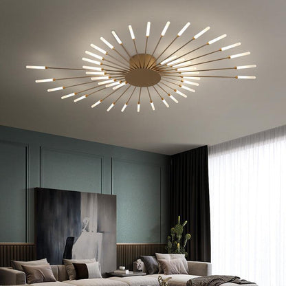 Ceiling Room Light With Special Iron Decoration - Rankz 