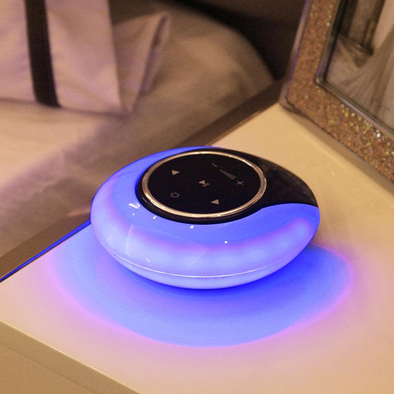 Creative Bluetooth Subwoofer Stereo Speaker LED Desk Lamp Stepless Dimming Folding Touch Atmosphere Night Light - Rankz 