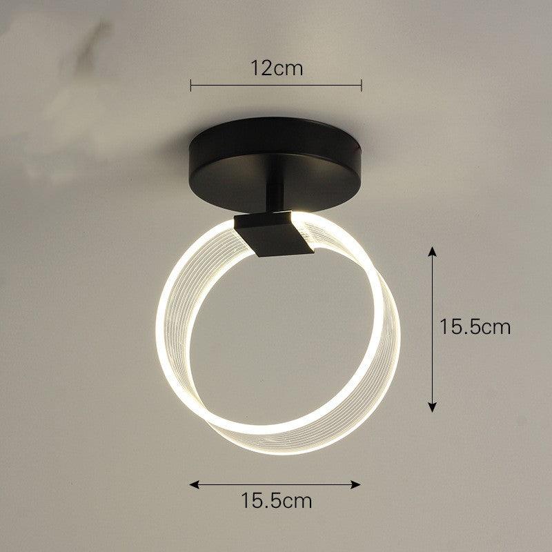 Creative Light Luxury Net Red Line Guide Ceiling Porch Lamp - Rankz 
