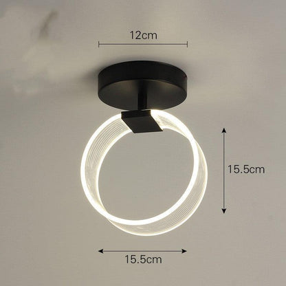 Creative Light Luxury Net Red Line Guide Ceiling Porch Lamp - Rankz 