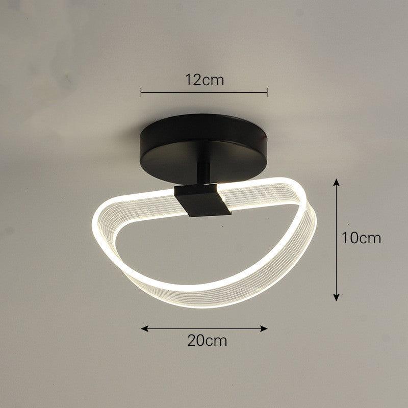 Creative Light Luxury Net Red Line Guide Ceiling Porch Lamp - Rankz 
