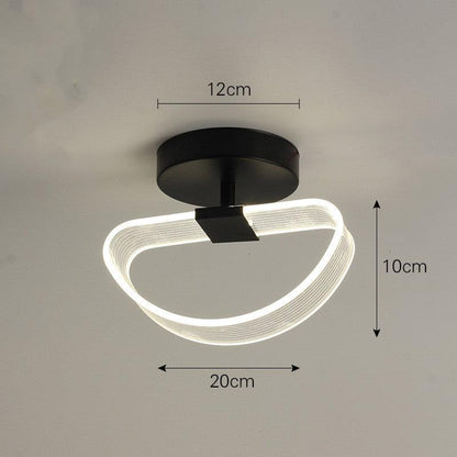 Creative Light Luxury Net Red Line Guide Ceiling Porch Lamp - Rankz 