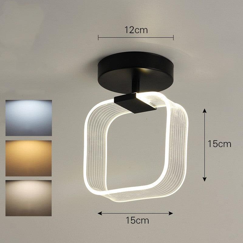 Creative Light Luxury Net Red Line Guide Ceiling Porch Lamp - Rankz 