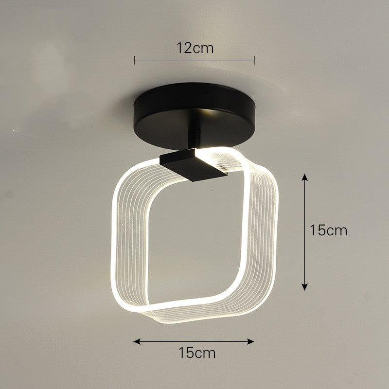 Creative Light Luxury Net Red Line Guide Ceiling Porch Lamp - Rankz 
