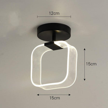 Creative Light Luxury Net Red Line Guide Ceiling Porch Lamp - Rankz 
